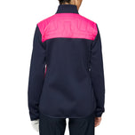 J.Lindeberg Women Holma Quilt Hybrid Golf Jacket - Pink Peacock