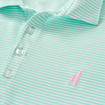 Johnnie-O Performance Mesh Polo - Dru Stripe - Sardinia