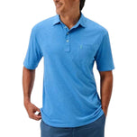 Johnnie-O Heathered Original 2.0 Golf Polo Shirt - WAKE