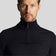 Lyle & Scott Tonal Eagle Merino Blend 1/4 Zip Knit - Madilim na Navy
