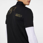 J.Lindeberg KV印刷高尔夫球球衫 - 黑色