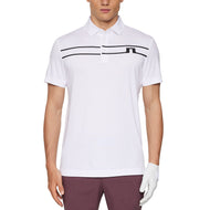 J.Lindeberg Klas Golf Polo Shirt - Puti