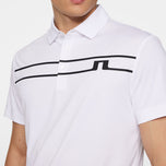 J.Lindeberg Klas Golf Polo Shirt - Puti