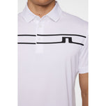 J.Lindeberg Klas Golf Polo Shirt - Puti