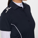 J.Lindeberg Women's Leyla Golf Polo Shirt - JL Navy