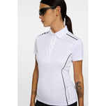 J.Lindeberg Women's Leyla Golf Polo Shirt - White