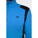 J.Lindeberg Lukas Quarter Zip Golf Mid-Layer - Sonic Blue