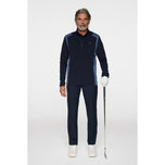 J.Lindeberg Lukas Quarter Zip Golf Mid -Layer - Vintage Indigo