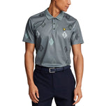 Lyle at Scott Polka Diamond Polo Golf Shirt - Cactus Green