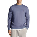 Lyle & Scott Fly Fleece Crew Leher - Storm Blue