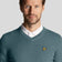 Lyle & Scott Golf Merino Blend v Neck Pullover - Iron Blue