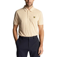 Lyle＆Scott Monogram Jacquard高尔夫球球衫 - 沙丘