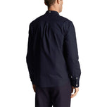 莱尔（Lyle）和斯科特（Scott）常规适合轻量级牛津衬衫 - 黑暗海军