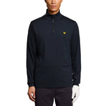 Lyle & Scott Core Quarter Zip Golf Midlayer - Dark Navy