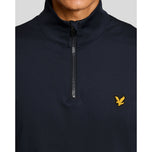 Lyle & Scott Core Quarter Zip Golf Midlayer - Dark Navy