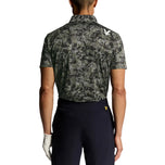 Lyle & Scott 数字花卉高尔夫 Polo 衫 - 深黑色