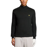 Lyle & Scott Golf 1874 Quarter Zip Jumper - Jet Black