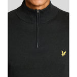 Lyle & Scott Golf 1874 Quarter Zip Jumper - Jet Black