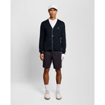 Lyle & Scott Golf Light Weight Cardigan - Tentera Laut Gelap
