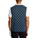 Lyle & Scott Golf V Leher Cotton Argyle Vest - Tentera Laut Gelap