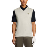 Lyle & Scott Golf V Neck Light Timbang Vest - Cloud