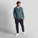 Lyle & Scott Golf Merino Blend v Neck Pullover - Iron Blue
