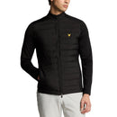 Lyle &amp; Scott Hybrid Quilted Full Zip Golf Jacket - Jet Black