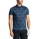 Lyle & Scott Ls Monogram Printed Golf Polo Shirt - Ryder Blue