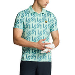 Lyle＆Scott LS会标印刷高尔夫球球衫 - 海岸线