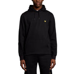Lyle & Scott 轻质飞绒高尔夫连帽衫 - 深黑色