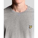Lyle & Scott Plain Golf T -Shirt - Light Grey Marl