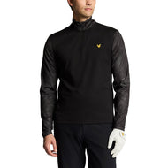 Lyle & Scott Printed Contour Golf Midlayer - Jet Black