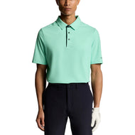 Lyle & Scott Shank 纽扣高尔夫 Polo 衫 - 水蓝色/深海军蓝