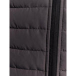 Lyle & Scott Sports Fleece Hybrid Golf Gilet- Jet Black/Granite
