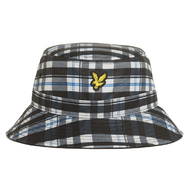 Lyle at Scott Tartan Bucket Golf Hat - Jet Black/White