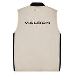 Malbon Performance 罗纹拼接高尔夫背心 - 黑色