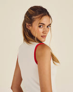Malbon Women's Kara Mockneck - Vanilla
