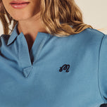 Malbon Women's Kin Polo - Asul na Anino