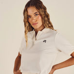 Malbon Women's Kin Polo - Ivory