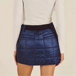 Malbon Women's Kita Quilted Skirt - Blueberry