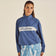 Malbon Women's Crosscourt Blossom Windbreaker - Vintage Indigo