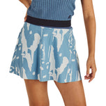 Malbon Women's Lily Ink Wash Skirt - Asul na Anino