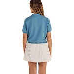 Malbon Women's Kin Polo - Asul na Anino