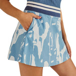 Malbon Women's Lily Ink Wash Skirt - Asul na Anino