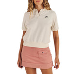 Malbon Women's Kin Polo - Ivory