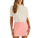 Malbon Women's Ren Knit Polo - Vanilla