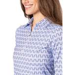 Golftini Women Cool Girl Long Sleeve Golf Polo Shirt - Nauti & Nice