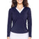 Golftini Women Say Oo Long Sleeve Golf Polo Shirt - Navy/White