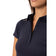 Golftini Women Ruffle Golf Polo Shirt - Navy