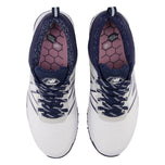 Bagong Balanse Babae Fresh Foam Contend v2 Malawak na Spikeless Golf Shoes -Puti/Navy